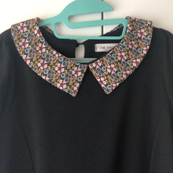 Vintage Floral Accent dress - Picture 2 of 8